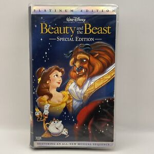 New ListingBeauty and the Beast (VHS, 2002, Platinum Edition) Clamshell Walt Disney