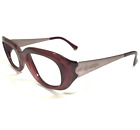 Fendi Eyeglasses Frames FS229 Plum Clear Purple Oval Round Full Rim 52-20-135