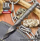 New ListingHand Crafted Ice Pick Hunting Knife Twist Damascus Wootz Gift Closeout