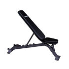 Powerline Flat-Incline Bench with Adjustable Back Pad and Seat