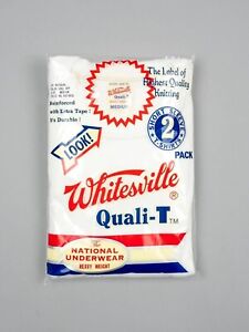 Whitesville 7oz Tubular Knit Tee - 2-Pack Off-White WV73544 - L