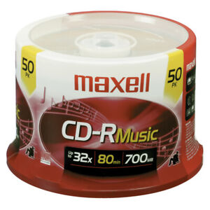 Maxell 625156 CD-R Music 700MB 50 pcs