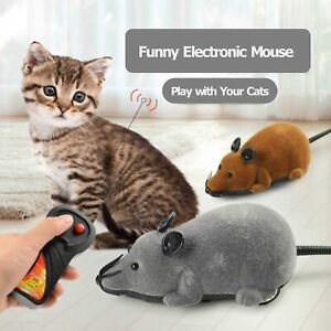 New ListingRemote Control RC Rat Mouse MICE Wireless For Cat Dog Pet Toy Novelty Gift