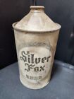 SILVER FOX Quart Cone Top 32oz Can, Fox Deluxe Brewing, Marion, IN