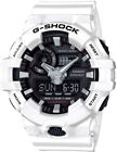 Casio G-shock GA-700-7A Wrist Watch for Men White Strap Analog-Digital GA700-7A