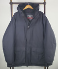 EDDIE BAUER Size XL Mens Black 650 Goose Down WeatherEdge Jacket Coat Black