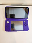 purple nintendo 2DS XL handheld console . TESTED works