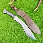 Custom Hand Forged D2 Steel Bowie Knife, FULL TANG Hunting Kukri Knife, EX-7429