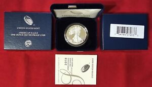 2018 S American Silver Eagle Proof S$1 Coin in OGP/COA (18EM)