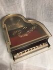 VTG Grand Piano Music Jewelry Trinket Box Acrylic  Plays Music From Love Story