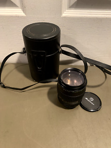 Makinon Auto 135 MM 1:2.8 Lens Caps Pentax PK Mount With Case