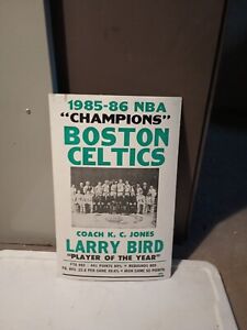 Rare 1985-1986 BOSTON Celtic's Poster LARRY BIRD 22x14