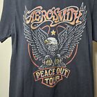 Aerosmith Peace Out Tour - Modern Eagle T-Shirt - Size Small - Color Black