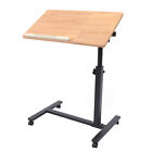 Laptop Desk Angle, Height Adjustable Rolling Cart Over Bed Hospital Table Stand