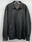 Mens Polo by Ralph Lauren Lambskin Leather Bomber Jacket Size L