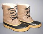 Vintage Sorel Sherpa Lined Winter Waterproof Boots Womens Size 8 Made In Canada