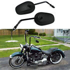 Black Motorcycle Long Stem Mirrors for Harley Davidson Heritage Softail Classic (For: More than one vehicle)