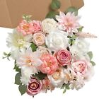 Artificial Flower Combo Set Bulk Silk Fake Roses for DIY Bridal Wedding Bouqu...