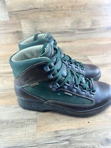 L.L. Bean Hiking Boots Womens 9W  Cresta Brown Leather  Shoes Ankle