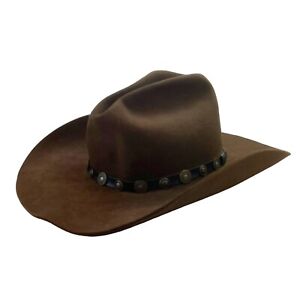VTG Resistol 4x Beaver Felt Cowboy Hat Self Conforming Western Sz 7 1/4 TEXAS