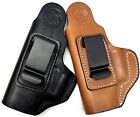 CLOSEOUT! Right Hand Leather OWB Clip-On Holster CHOOSE