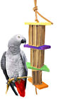 1281 Shredpole Medium Bird Toy parrot cages african grey cockatoo amazon conure