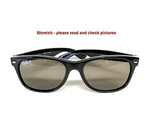 Ray-Ban RB 2132 901/58 New Wayfarer Sunglasses Polished Black 55mm - READ