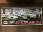 2011 Hess Toy Truck and Race Car - New, Unopened Box