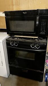 Buy 30 inch gas range stove used Get  Microwave(used)