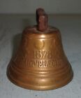 Vintage Brass Cow Bell Chiantel Fondeur 1878 Saignelegier