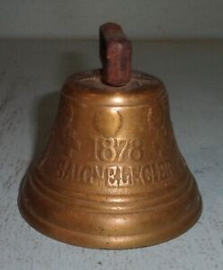 New ListingVintage Brass Cow Bell Chiantel Fondeur 1878 Saignelegier