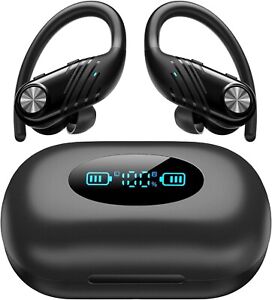 Over-Ear Headphones Wireless Earbuds 60hrs Playback IPX7 Waterproof Earphones