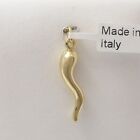 18k Gold Vermeil Sterling Silver Lucky Italian Horn Corno Charm Pendant New