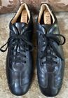 Santoni Nuvola Fashion Sneakers 11 Mens Black Lace Up 100% Leather Casual