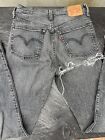 Levi’s 501 High Waisted Ripped Jeans Size 25