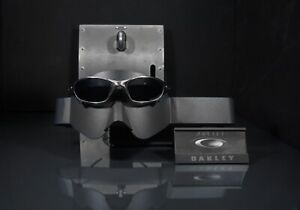 Oakley JULIET Plasma Finish Glasses-Carbon Blk Polarized Lenses+Vault+Soft Bag