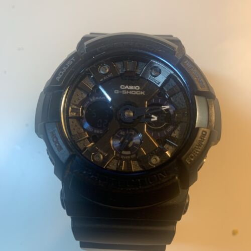 New ListingCasio G-Shock Watch Men 53mm Black 5229 GA-201 New battery