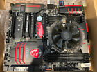 MSI Motherboard X99S GAMING 9 (5*PCIe3.0) with Intel CPU E5-2650 and fans