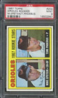 New Listing1967 TOPPS #204 MIKE EPSTEIN/TOM PHOEBUS PSA 9 (RC) ORIOLES ROOKIES *B67178