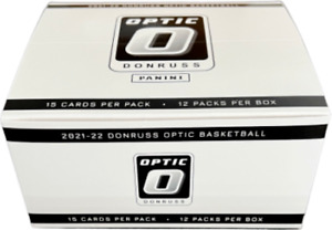 2021-22 Panini Donruss Optic NBA Basketball Cello Fat Pack Display Box