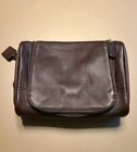 Levenger Men's Leather Toiletry Travel Bag!  NWOT Great Father's Day Gift.