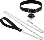 Jingle Bell PU Leather Collar Choker Necklace - Stylish Jewelry for Women and Gi