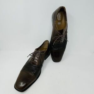Florsheim Imperial Mens Dress Shoe Brown 13 D Leather Wing Tip Brogue Two Tone