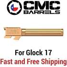 CMC Match Precision Glock 17 Fluted Stainless Steel Match Barrel, Bronze TiALN