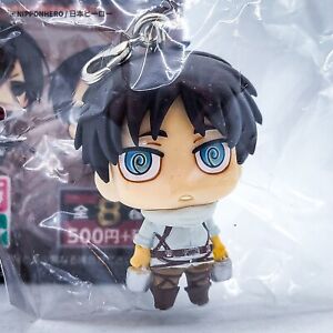 Attack On Titan EREN YEAGER CLEANING Chara Colle Figure Keychain MOVIC Season