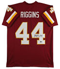 John Riggins Authentic Signed Maroon Pro Style Jersey Autographed BAS Witnessed