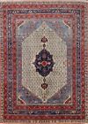 Vintage Ivory Heriz Azerbaijan Living Room Rug 10'x13' Wool Hand-knotted Carpet