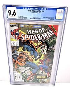Web Of Spider-Man #48 CGC 9.6 White Pages Origin of Hobgoblin Marvel Comics