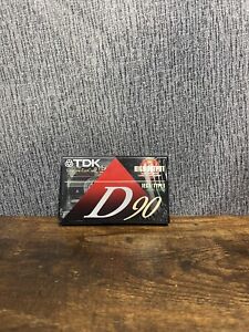 TDK D90 Type I Blank Audio Cassette Tape Factory Sealed