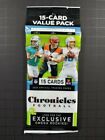 2020 Panini Chronicles NFL Football Cello 15-Card Value Fat Pack Factory Sealed